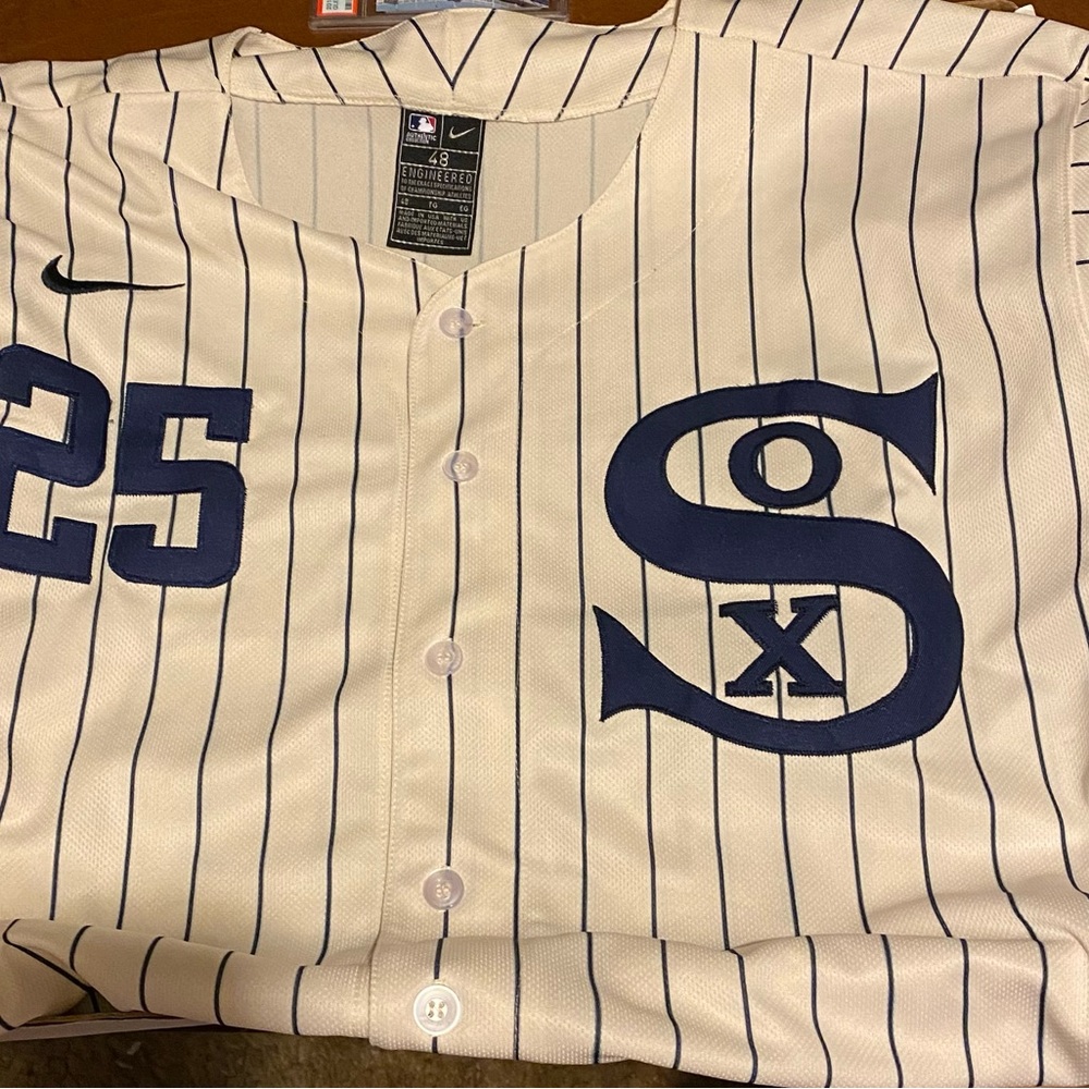 Andrew Vaughn Nike Custom Jersey Chicago White Sox #25